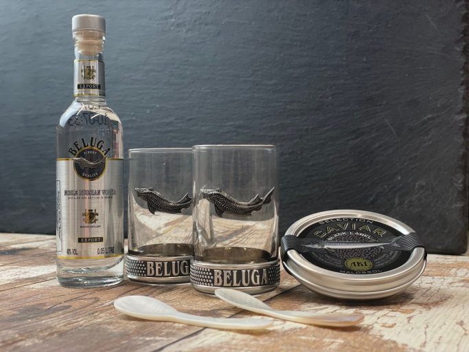 AKI Wodka Caviar Set